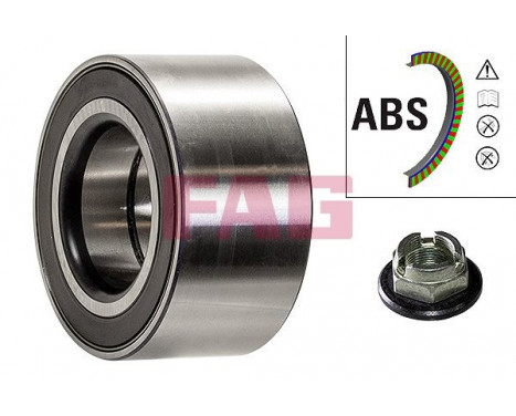Wheel Bearing Kit 713678410 FAG, Image 2