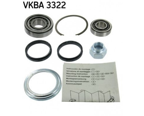 Wheel Bearing Kit VKBA 3322 SKF, Image 2