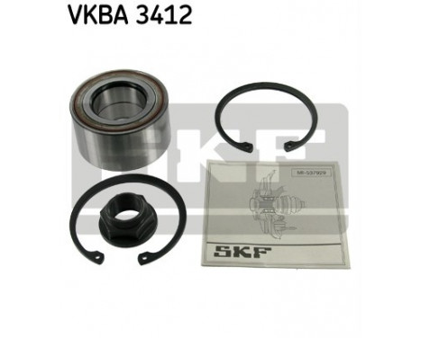 Wheel Bearing Kit VKBA 3412 SKF, Image 2