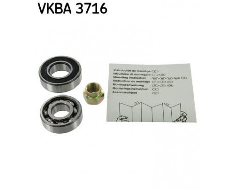 Wheel Bearing Kit VKBA 3716 SKF, Image 2