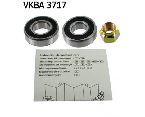 Wheel Bearing Kit VKBA 3717 SKF, Image 2