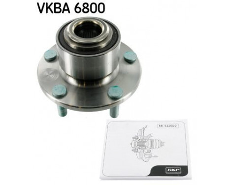 Wheel Bearing Kit VKBA 6800 SKF, Image 2