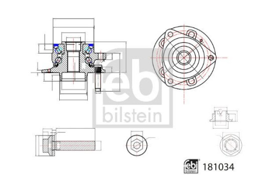 wheel bearing set 181034 FEBI