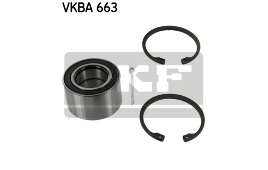Wheel bearing VKBA 663 SKF