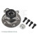 Wheel bearing with wheel hub, ABS sensor and mounting screws ADBP820067 Blue Print