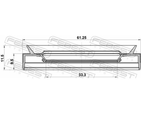 Seal, drive shaft, Image 2