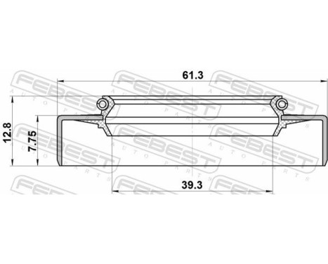 Seal, drive shaft, Image 2
