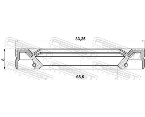 Seal, drive shaft, Image 2