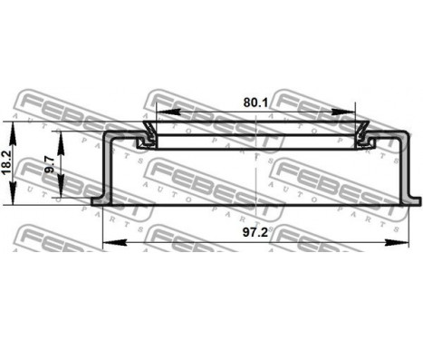 Seal Ring, wheel hub Seal Ring, wheel hub
