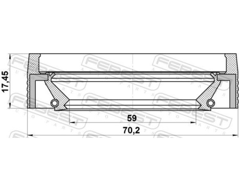 Seal Ring, wheel hub, Image 2