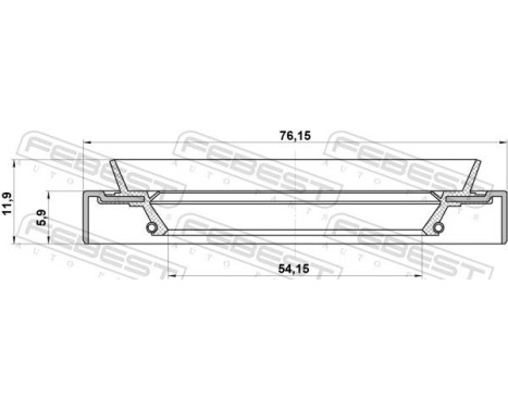 Seal Ring, wheel hub, Image 2
