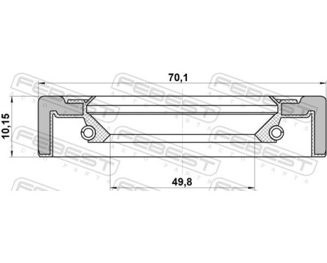 Shaft Seal, wheel hub, Image 2