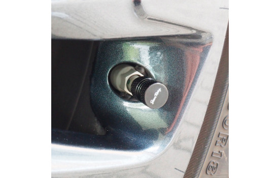 Simoni Racing Set of valve caps Milled - Aluminum Black, Image 2