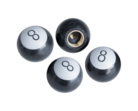 Simoni Racing valve caps 8-Ball, Image 2