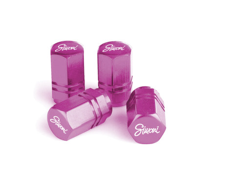 Simoni Racing valve caps Exagonal