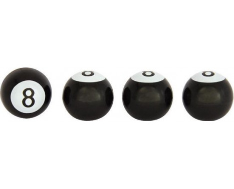Universal valve caps 8-ball