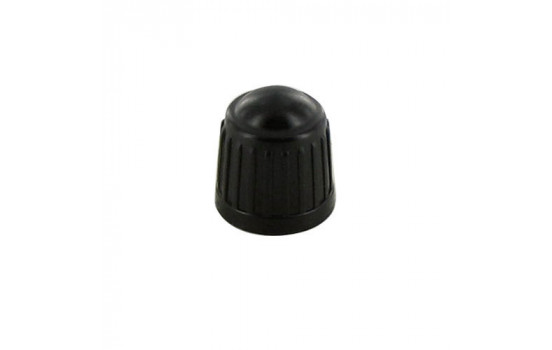 Valve cap black plastic 4 pieces