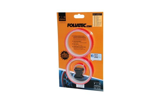Foliatec PIN-Striping Neon Red 4-piece, Image 5