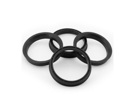 Sinatec Centering Rings 67.1->57.1mm Black 4 pieces