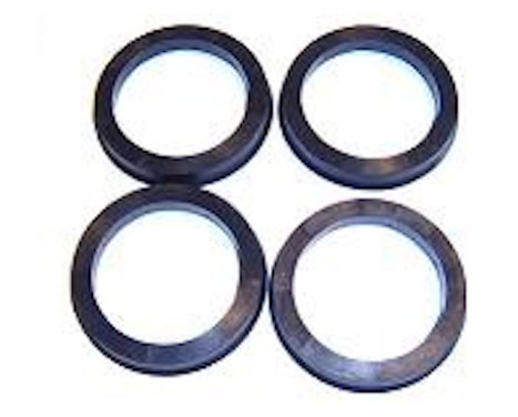 Sinatec Centering Rings 73.1->60.1mm Black 4 pieces