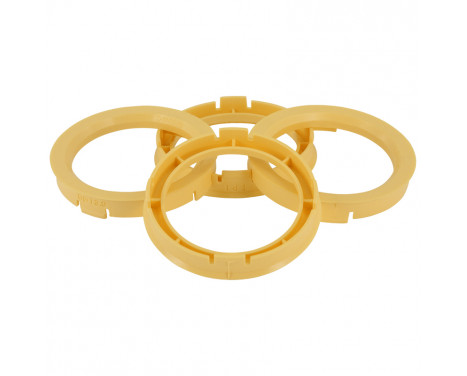 TPI Centering Rings 60.1->54.1mm Yellow 4 pieces