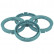 TPI ​Centering rings 64.0->60.1mm Blue 4 pieces