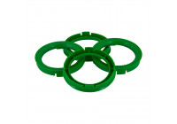 TPI Centering Rings 66.5->57.1mm Green 4 pieces