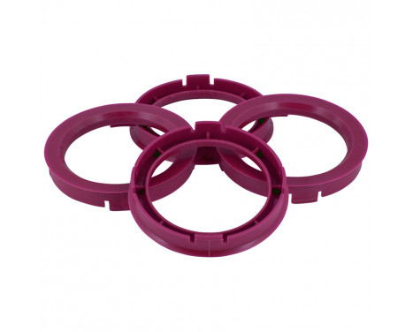 TPI Centering Rings 67.1->54.1mm Purple 4 pieces