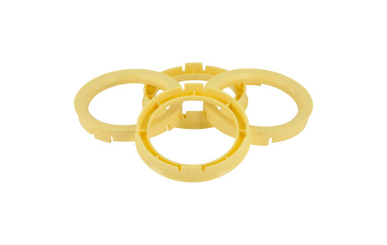 TPI Centering Rings 67.1->58.1mm Yellow 4 pieces, Image 2