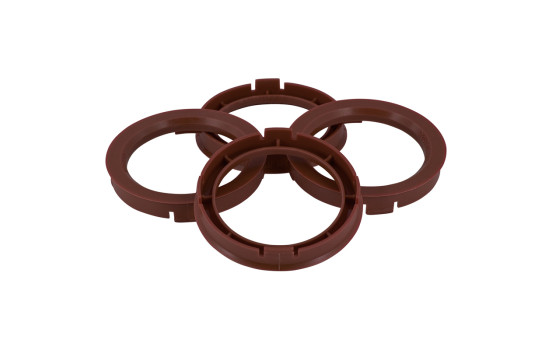 TPI ​Centering Rings 69.1->63.4mm Brown 4 pieces