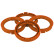 TPI Centering Rings 69.1->67.1mm Orange 4 pieces