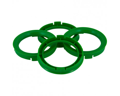 TPI Centering Rings 70.1->57.1mm Green 4 pieces