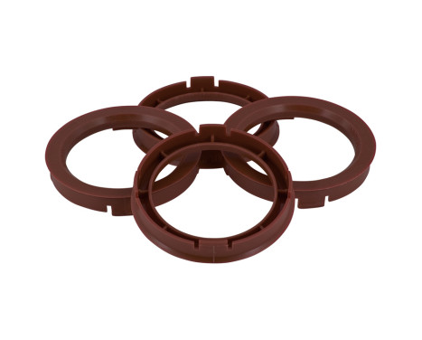 TPI ​Centering Rings 70.1->63.4mm Brown 4 pieces, Image 2