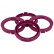 TPI Centering Rings 70.1->66.1mm Purple 4 pieces