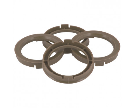 TPI Centering Rings 70.1->66.6mm Gray 4 pieces