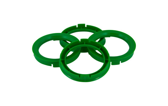 TPI ​Centering Rings 70.4->57.1mm Green 4 pieces