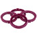 TPI ​Centering Rings 70.4->66.1mm Purple 4 pieces