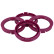 TPI ​Centering Rings 70.4->66.1mm Purple 4 pieces, Thumbnail 2