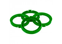 TPI​ Centering Rings 72.5->59.1mm Green 4 pieces