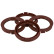 TPI Centering Rings 72.5->63.4mm Brown 4 pieces, Thumbnail 2