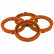 TPI Centering Rings 73.0->67.1mm Orange 4 pieces