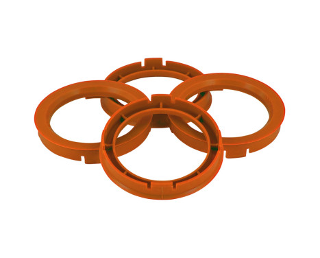 TPI ​Centering Rings 74.1->67.1mm Orange 4 pieces, Image 2