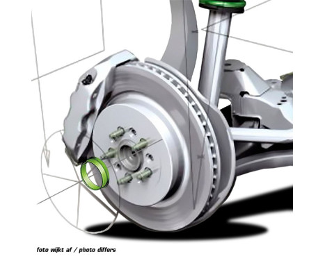 TPI Centering Rings 76.0->63.4 mm Brown 4 pcs., Image 3