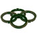 TPI ​Centering rings 76.0->65.1mm Olive green 4 pieces, Thumbnail 2