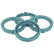 TPI ​ Centering rings 76.1->60.1mm Blue 4 pieces