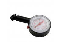 Tyre pressure gauge clock