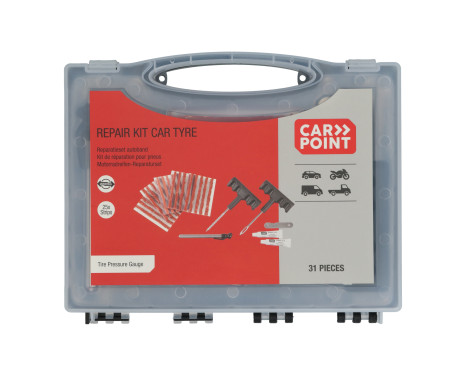 Carpoint Tire Repair Kit – 31-piece with metal handles, Image 2