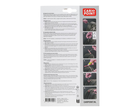 Carpoint Tire Repair Kit 9-piece