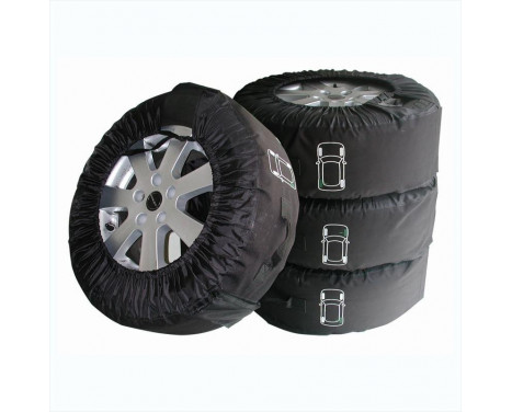 Tyre covers Profi set of 4