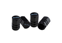 Simoni Racing Valve Cap Set Hexagonal - Aluminum Black